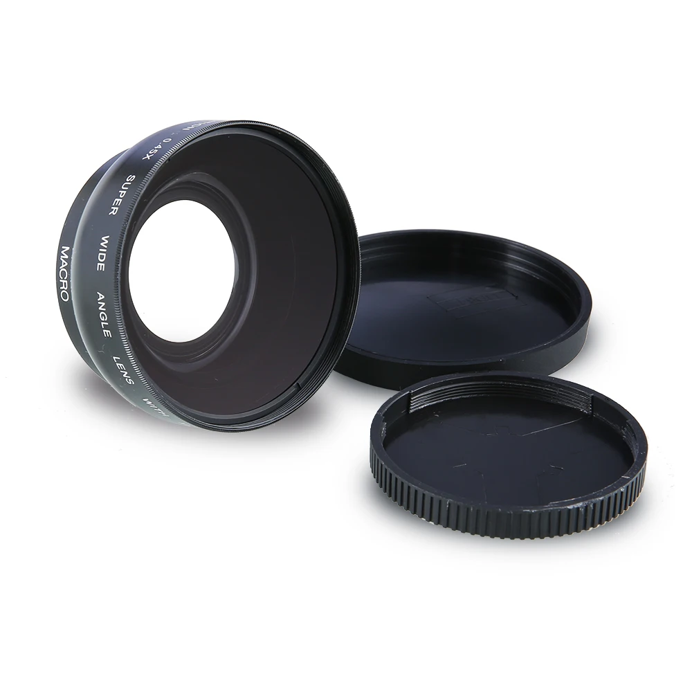 Профессиональный Super HD 58 мм 0.45X Широкий формат объектив с макро для Canon Nikon Sony Pentax