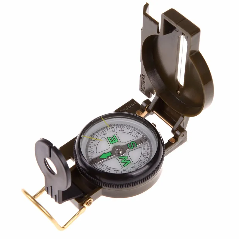 Portable-Army-Green-Folding-Lens-Compass-American-Military-Fashion-Multifunction-New-US-V