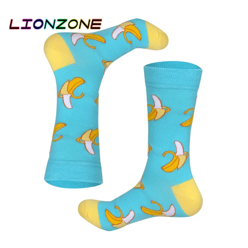 LIONZONE осень зима Новые мужские и женские пары прилив колено высокие носки