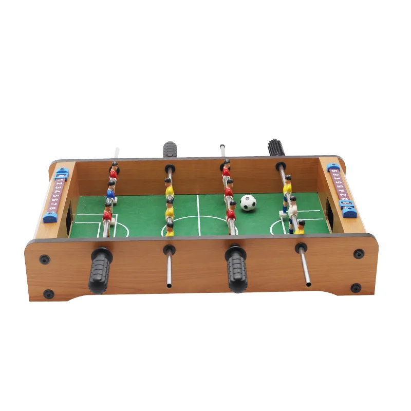 35*22*6.5CM Indoor Mini Soccer Tables Football Board Game Parent-Child Interaction Toys Wooden Four Poles Mini Table Football