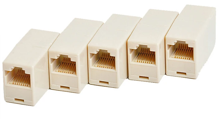 Позолоченная телефонная связь rj11 rj12 rj9 rj45 6p4c 6p6c 8p8c Женский переходник|gender changer|rj45 to