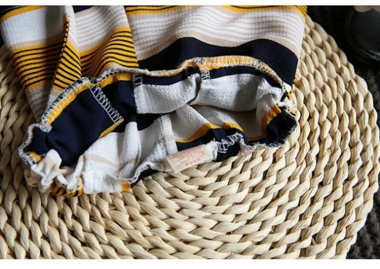 Sleeveless Girls Clothing Sets Casual Chiffon Striped Shirt Tops Shorts 2-piece Kids Clothes 2019 Summer Children Outfits Suit (9)