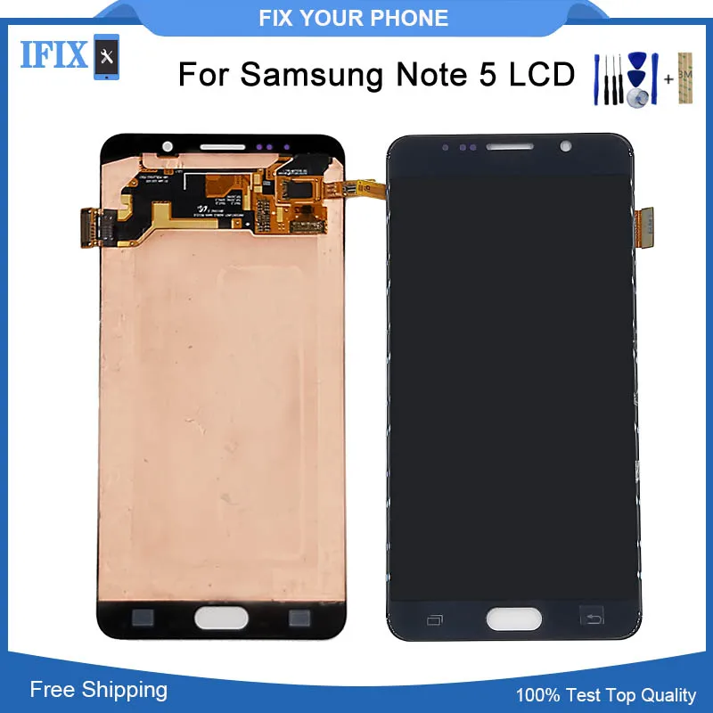 

5.7" For Samsung For Galaxy Note 5 Note5 N9200 N920T N920A N920I N920G LCD Display Touch Screen Digitizer Assembly Super AMOLED