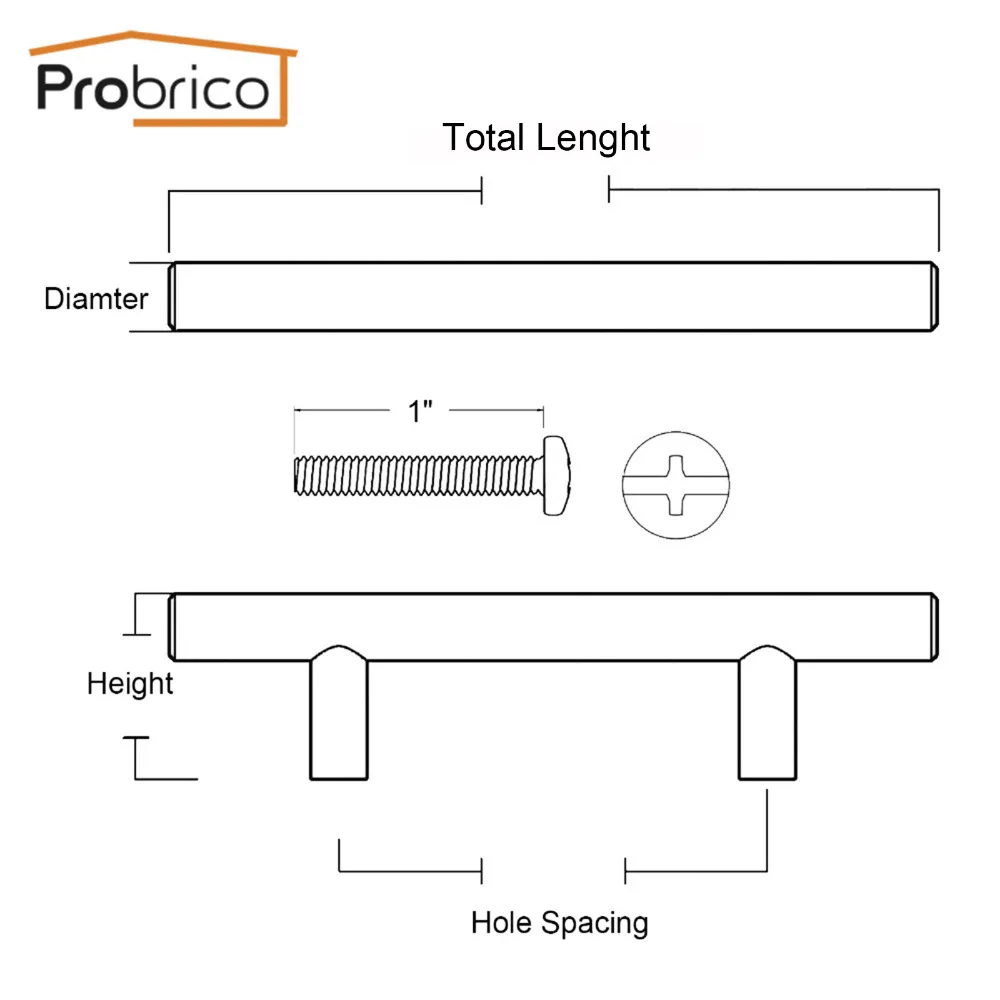 Probrico 15 قطع الفولاذ المقاوم للصدأ الأحمر القطر 12 ملليمتر ثقب مركز 50 ملليمتر ~ 256 ملليمتر المطبخ مجلس الوزراء مقبض الباب الأثاث درج مقبض سحب Probrico 15 قطع الفولاذ المقاوم للصدأ الأحمر القطر 12 ملليمتر ثقب مركز 50 ملليمتر ~ 256 ملليمتر المطبخ مجلس الوزراء مقبض الباب الأثاث درج مقبض سحب