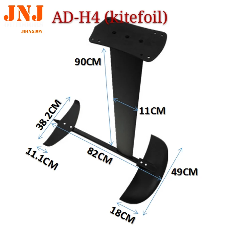 

kiteboard hydrofoil carbon foil with alumimum mast