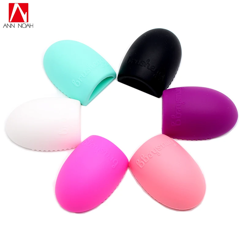 

Hot 6 Colors Brushegg Glove Scrubber Board Beauty Clean Tools Makeup Brush Cleaning Cosmetic Brush Cleaner