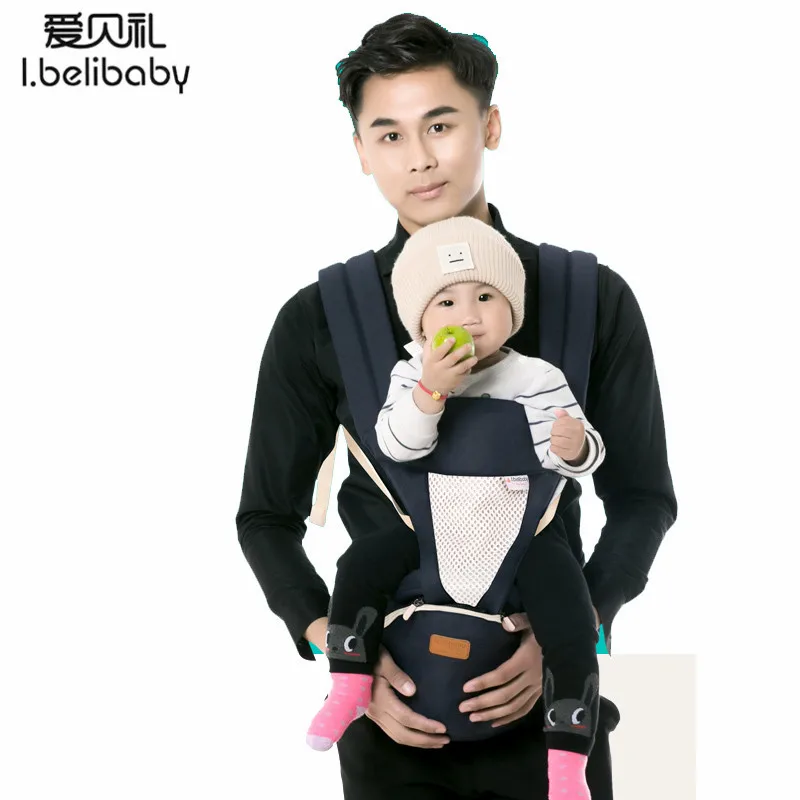 

Ibelibaby Baby Carriers Ergonomic Baby Carrier 360 0-36 Months Breathable Front Facing Infant Carrier Safety Baby Accessories