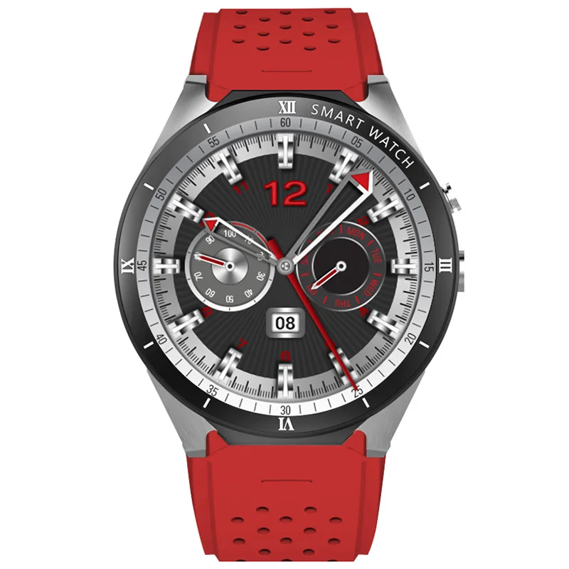 KingWear KW88 Pro 3g gps wifi Смарт часы телефон Android 7 0 MTK6580 четырехъядерный 1 Гб 16 2 МП камера