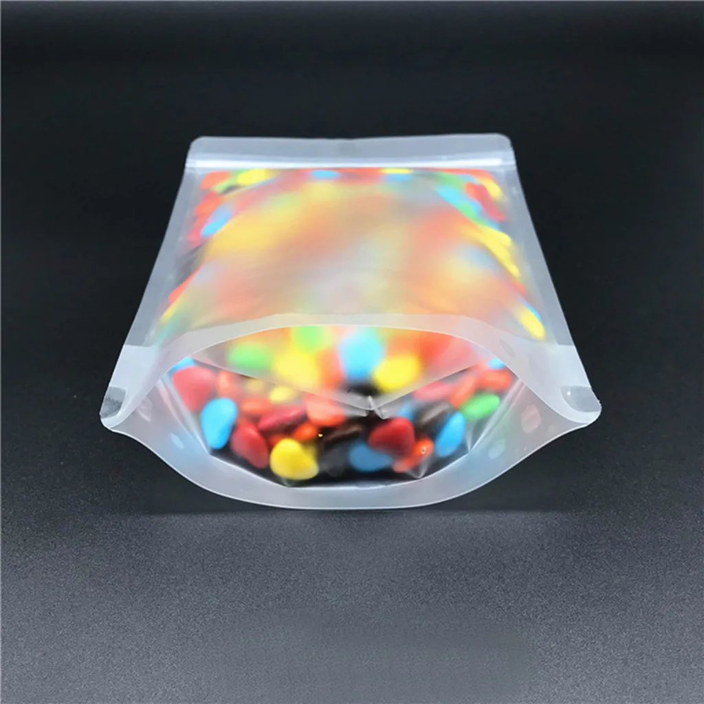 

Airtight Zipper Stand Up Pouch Bag Clear Front Aluminum Foil Back Heat Sealable best selling 2019 products storage bags gadgets