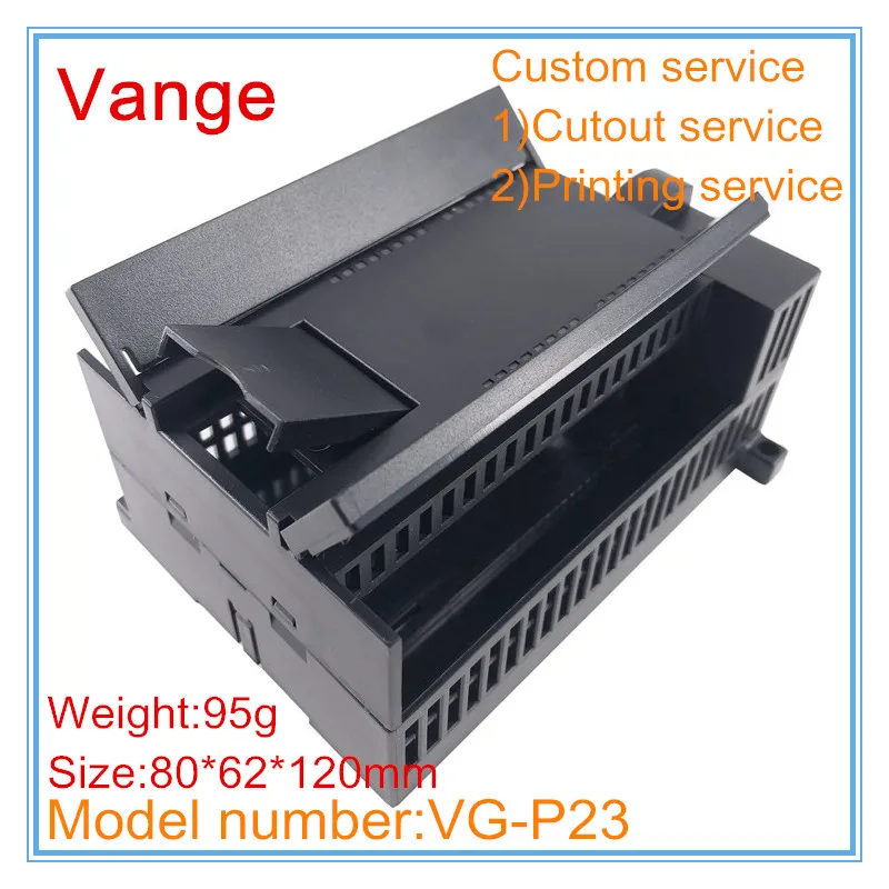 4 шт./партия черный Электрический PLC проект выход коробка 80*62*120 мм ABS пластиковые распределительные Чехлы корпус diy для цифрового управления PCB дизайн