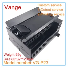 4 шт./партия черный Электрический PLC проект выход коробка 80*62*120 мм ABS пластиковые распределительные Чехлы корпус diy для цифрового управления PCB дизайн