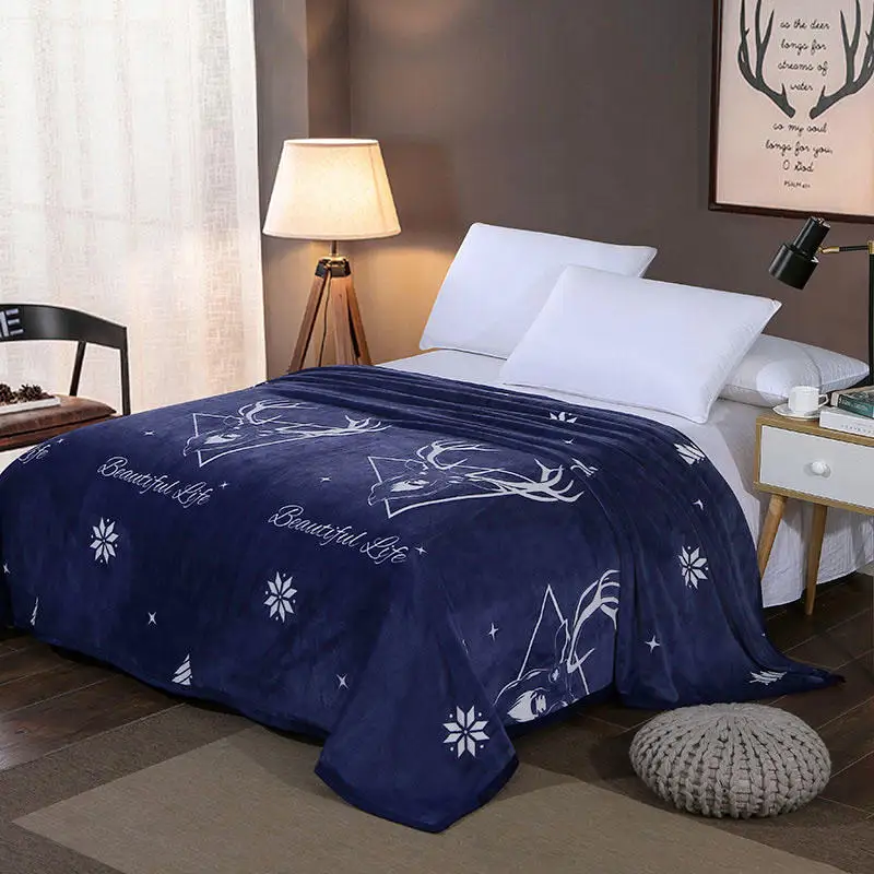 

bed optimizer 2019 bohemian super thick coral fleece warm blanket winter bedspread throw blanket