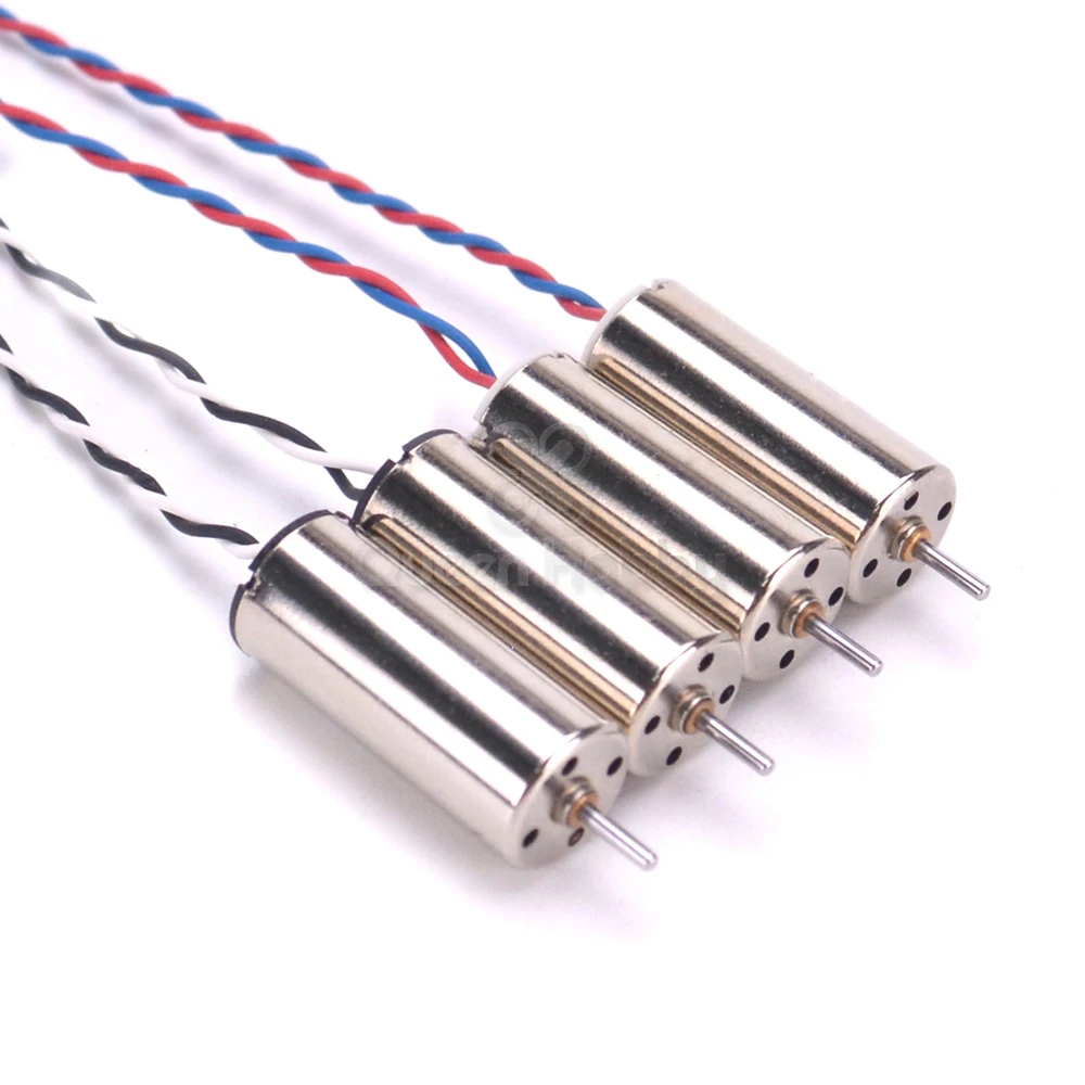 

8520 Mini Coreless Motor Set CW CCW Brushed 8.5x20mm for QX80 QX90 QX95 Hubsan H107D H107C DIY Indoor Racing Drone Quadcopter