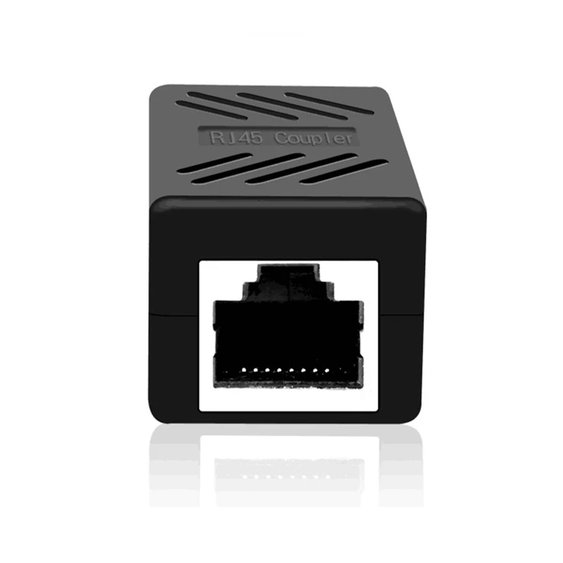 RJ45 Coupler Network Ethernet Dual Straight Head Lan Cable Joiner Coupler RJ45 CAT 5 5E 6 6a Extender Network Cable Connector (6)