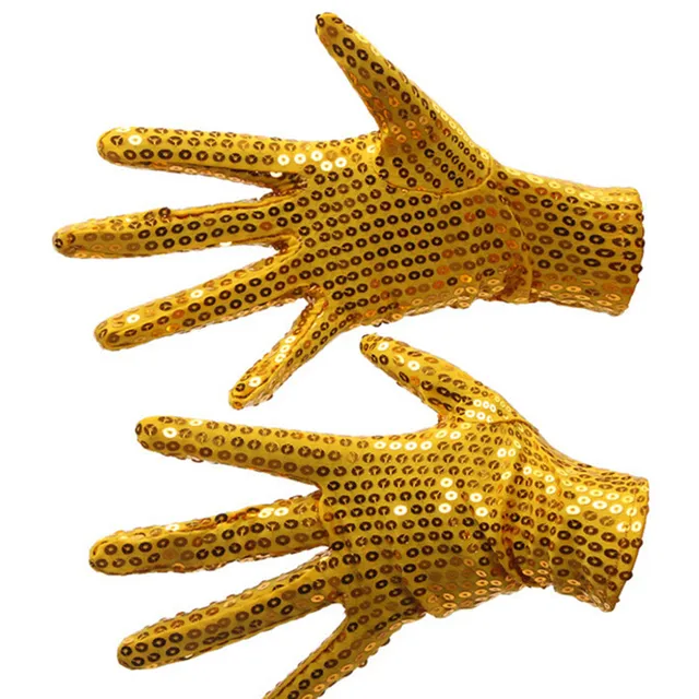 Yabber Sequin Gloves - Small [Young-Kids] for Ice Skating | Dance | Michael  Jackson Costume | Sparkle Dress Up [1 Pair]