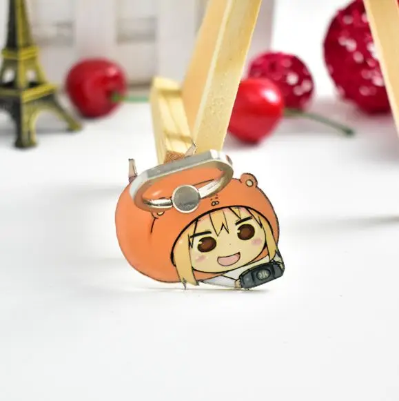 1 шт. Kawaii Himouto Umaru-chan палец кольцо держатель мобильного телефона телефон стенд кольцо стент фигурка игрушка - Цвет: 7