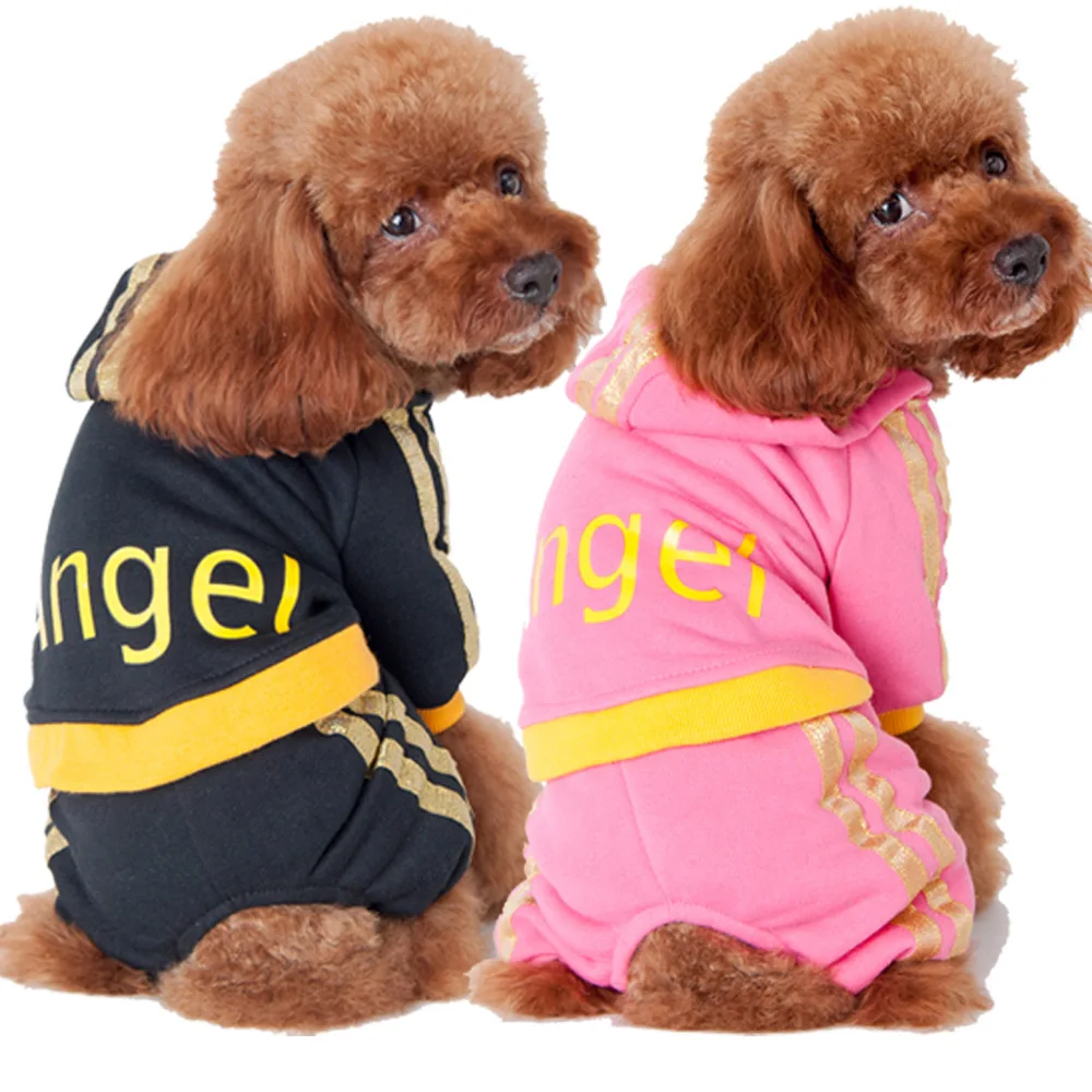 Cute angel Winter dog hoodies clothes pets clothing for dogs winter