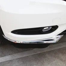 2 шт./компл. Стилизация, хромированный АБС-пластик автомобиля защита переднего угла аксессуары Чехлы для Honda VEZEL