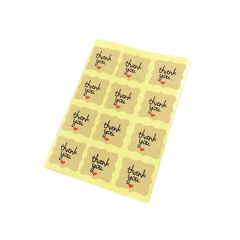 600 Pcs/lot Cute Mini Size Kraft Paper\