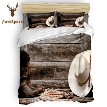 

Family Decor Western Cowboy Style George Washington's Birthday 3 Piece Bedding Sets California King New Year's Day Living Room