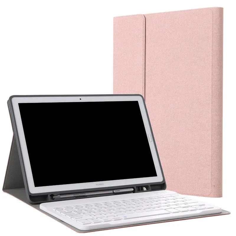 Для huawei MediaPad M5 10,8/10 Pro CMR-AL09 CMR-W09 CMR-W19 ультра тонкий съемный Беспроводной Bluetooth клавиатура чехол Крышка - Цвет: Rose Gold1
