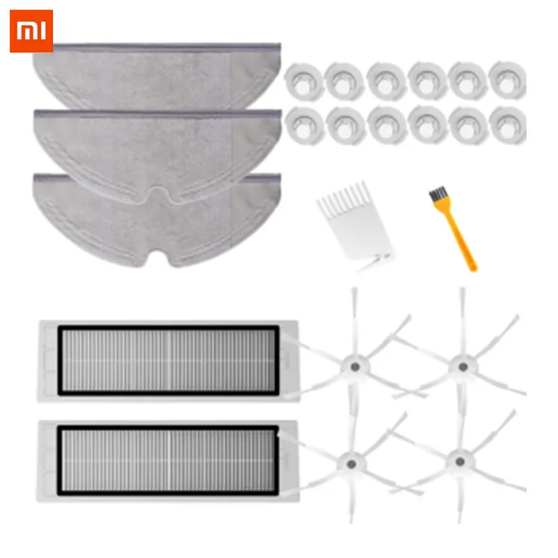 

23PCS Mi Roborock Vacuum Cleaner Parts Replacement for Mi Robot Roborock S50 S51 Roborock 2 Vacuum Cleaner Accessory Kit
