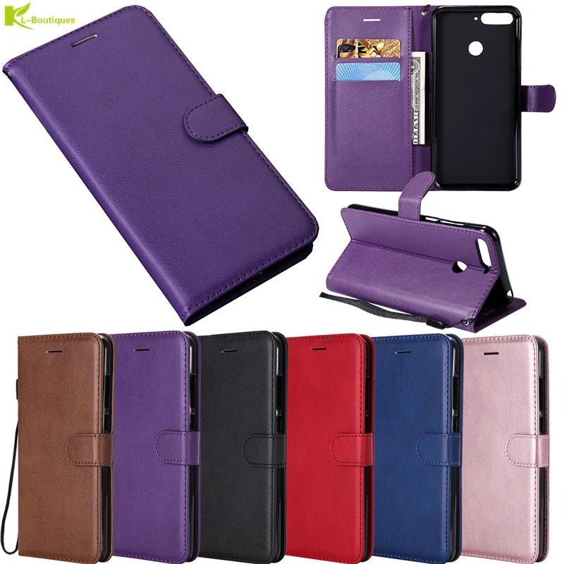 

Huawei Y6 2018 Phone Etui on For Coque Huawei Y6 Prime 2018 Case Honor 7A Pro Luxury Leather Shockproof Wallet Card Flip Cover