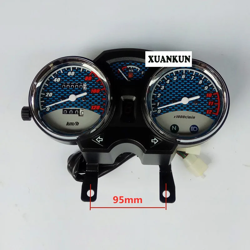 GN125 Motorcycle Instrument Assembly Street Car EN Modified Odometer Code Meter Speed Meter