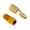 Kit de grifo para refrigerante R1234yf, adaptador para manguera de carga R12 R22 R134A, 1/2 