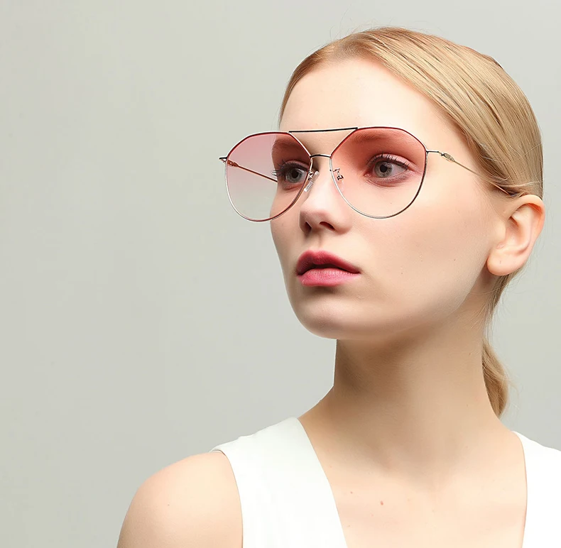 JackJad 2018 Женская мода градиент авиации Пилот Стиль Солнцезащитные очки винтажные классический дизайн бренда солнцезащитные очки Óculos де Sol