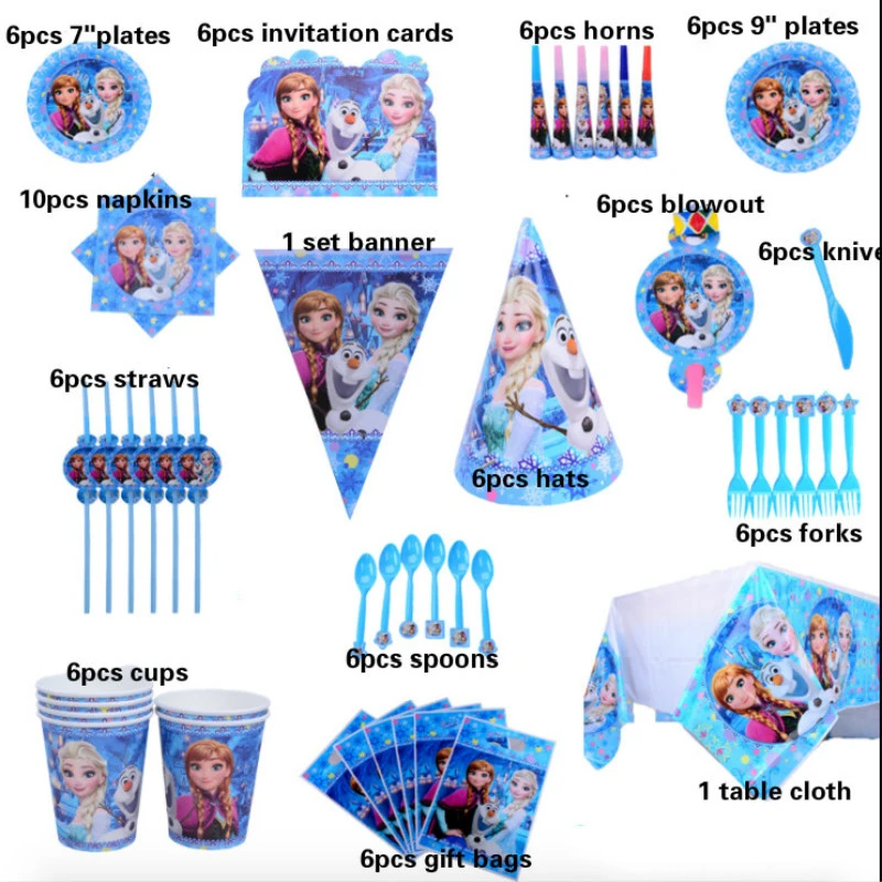 Disney Frozen Birthday Blowout Party Favors 8pk