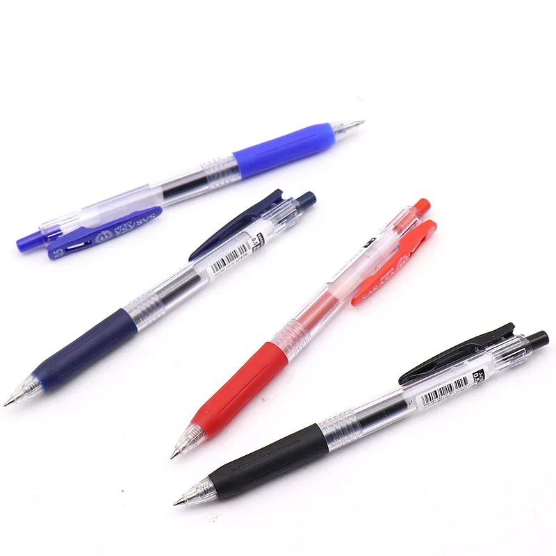 10 шт./компл. Зебра JJ15 SARASA 0,5 мм Пресс гелевые ручки красные, черные ручка с синими чернилами офиса школы студенческий экзамен записи поставка канцтоваров