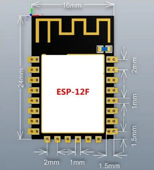 ESP8266 ESP-12F Серийный беспроводной wifi модель ESP12F обновленный удаленный wifi модуль ESP12 программист для Arduino ESP8266 Diy Электронный