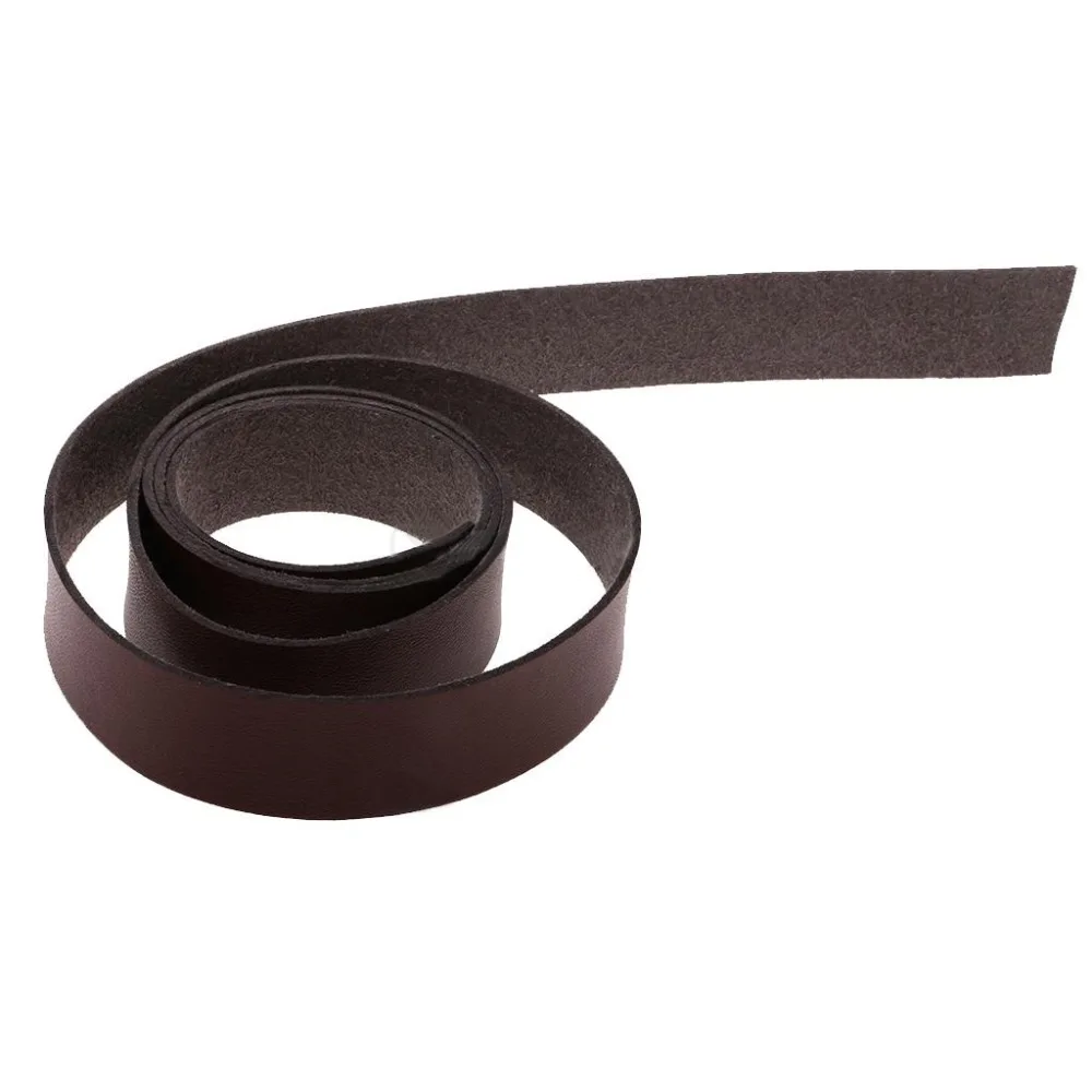 2m Leather Strip Handmade DIY Luggage Accessories Durable Luggage Belt Blank Can Be Dying Soft Leather Travel Strip Straps