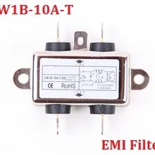 5 шт./лот EMI фильтр CW1B-10A-T 10A 115 V 250 V CW1B 50/60 HZ