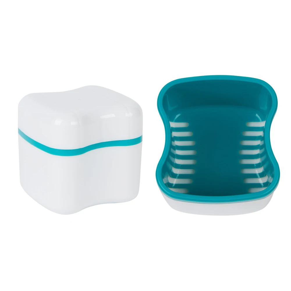 

Detachable Denture Case with Mesh Box, Double Wall Struture Cleaning dentures FG