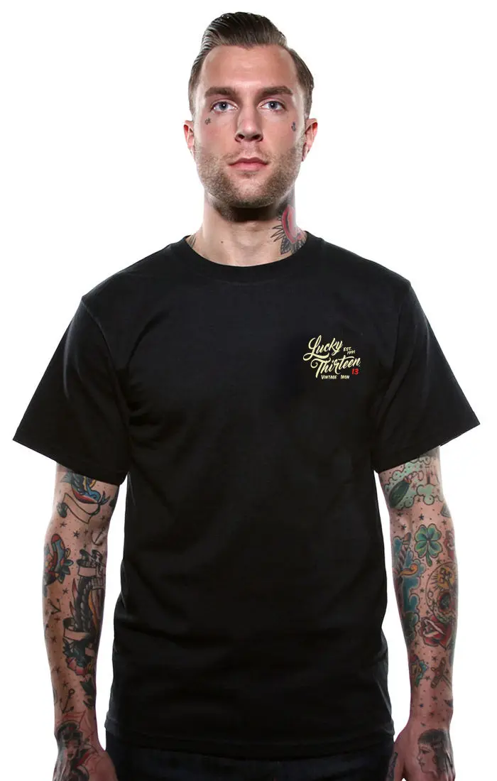 Футболка с коротким рукавом и круглым вырезом из натурального хлопка|tee shirt|motorcycle