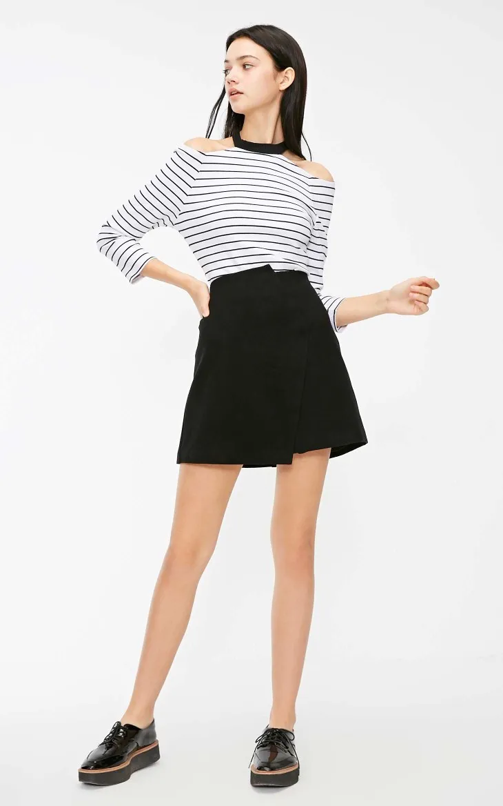 Vero Moda Женская стильная Асимметричная юбка трапециевидной формы на молнии сзади | 31841G504