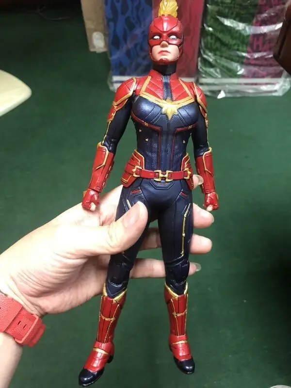 Фигурки из ПВХ супергероев статуя героев Marvel Carol 28 см|Игровые фигурки и