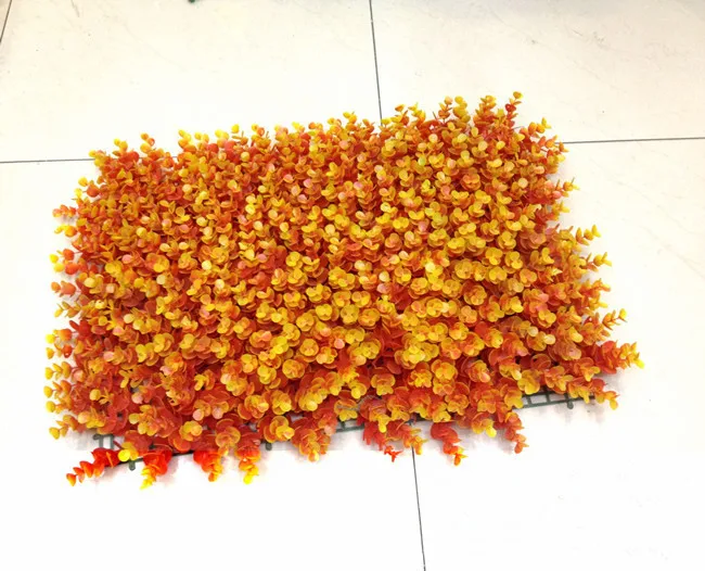 

Red eucalyptus simulation turf lawn grass lawn simulation fur factory Low-cost direct sales