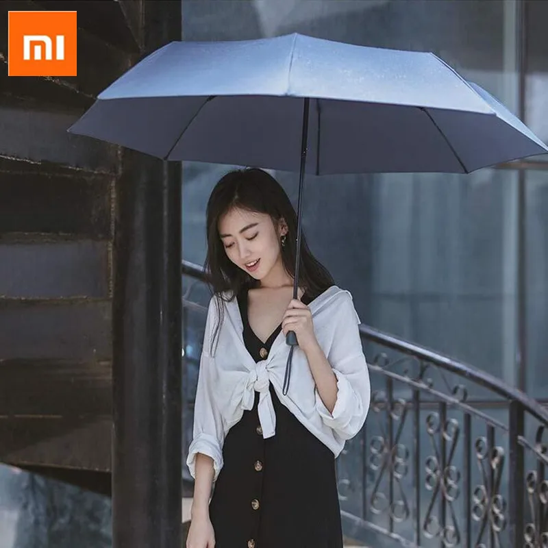Складной зонт Xiaomi 90Fun ультралегкий большой от солнца с защитой ультрафиолетовых