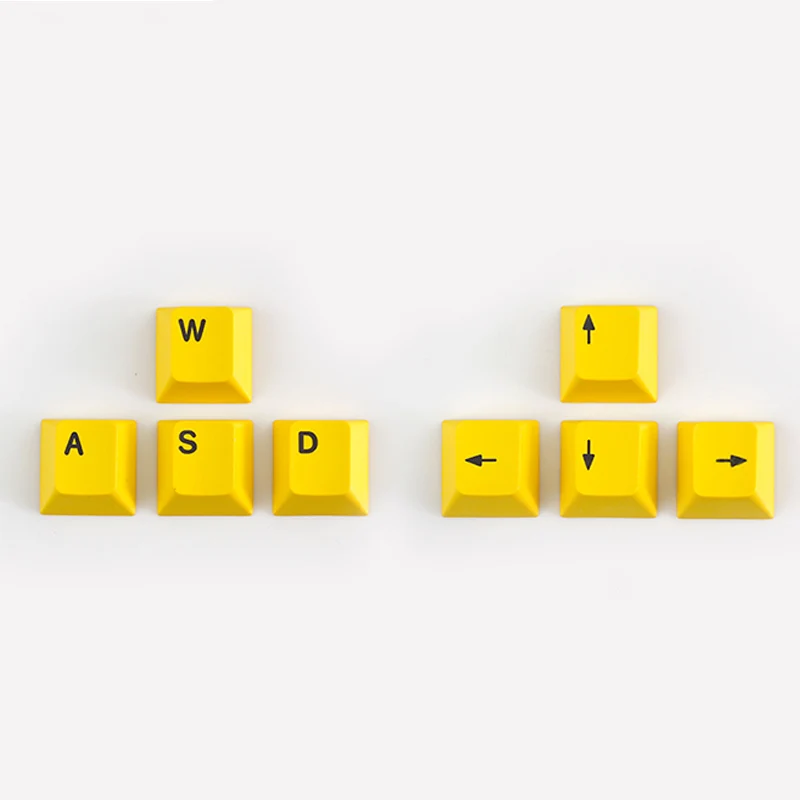 4 шт./лот PBT механическая клавиатура Keycaps CMYK Красочные сублимационные WASD клавиши