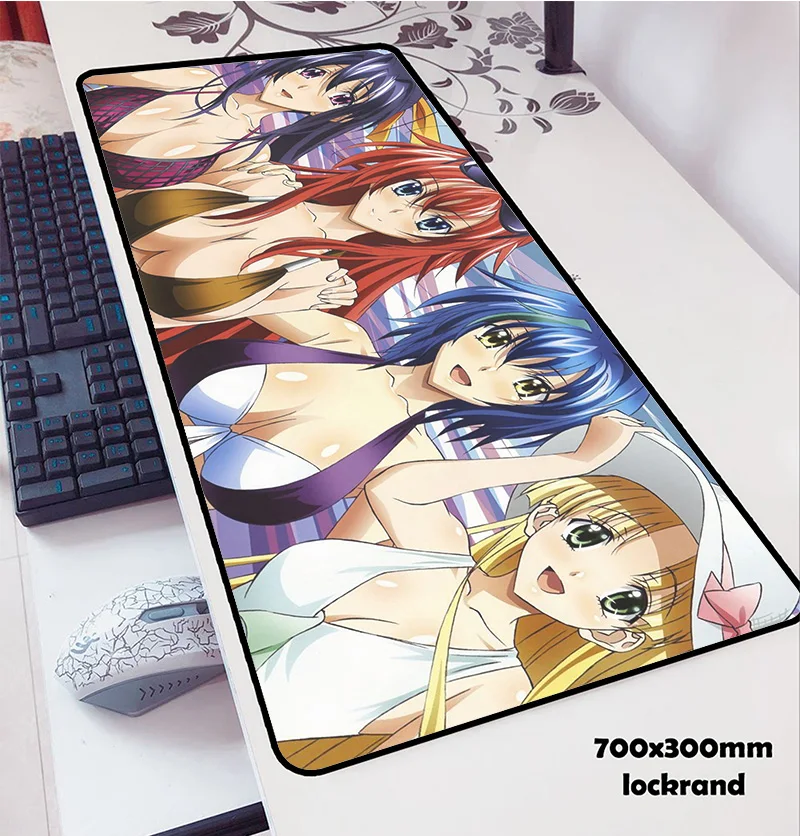 Высокая школа DXD коврики для мыши 70x30 см площадку для мышь Notbook коврик для компьютерной мышки милые игровой коврик для мыши геймер к