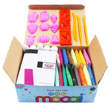 24 colors Air dried Colored Clay good package playdough Soft Modelling Clay Set Toys font b