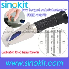 Сок 3 шкала Oe/Bmas sacch/KMW Дизайн ручка калибровки рефрактометра RHBN-44SATC