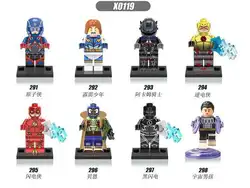 Одной продажи Super Heroes Wonder Woman Человек-паук Бэтмен паук Scolchi цифры строительные блоки подарок игрушки X0119
