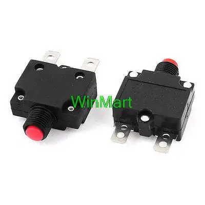 5pcs AC125/250V 15A Push Reset Button Circuit Breaker Thermal Overload Protector | Обустройство дома