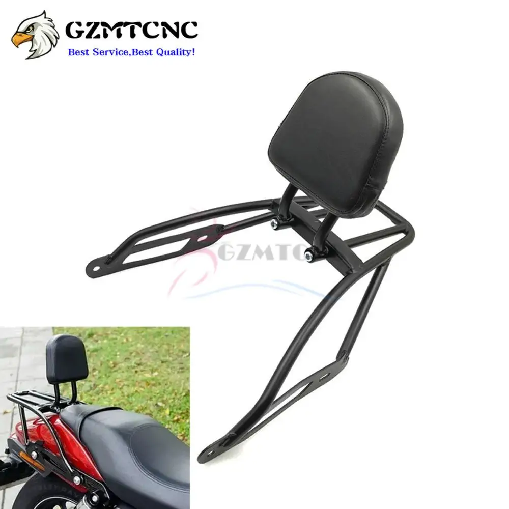 

Detachable Rear Luggage Rack Support Solo Seat Backrest Sissy Bar P for Harley Street 500 750 XG500 XG750 2015 2016 2017 2018