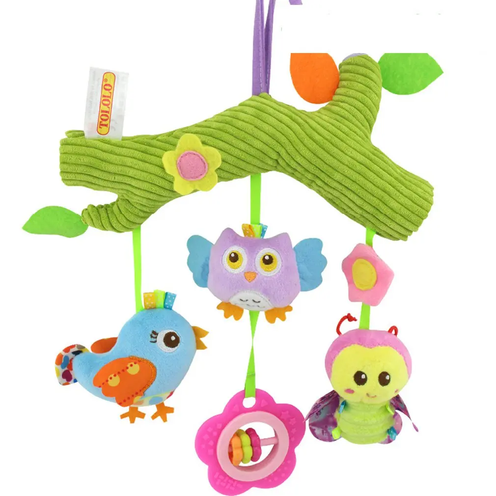 Детские игрушки в виде животных, виндбелл для новорожденных, От 0 до 1 года, кровать, подвесные музыкальные игрушки для родителей и детей - Цвет: country lifestyle