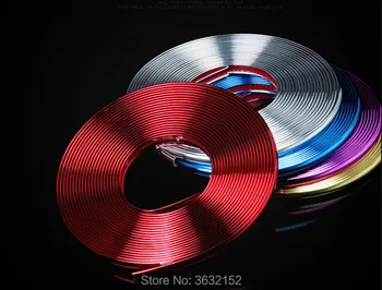 

8m Car Styling Plating Wheel Protector Hub Car Decorative Accessories for Nissan qashqai tiida almera juke primera x-trail